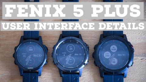 Garmin Fenix 5 Plus UI Detailed Walk-through