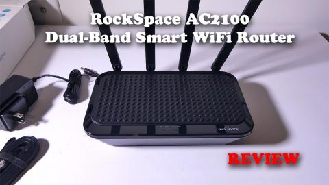Rock Space AC2100 Dual Band Gigabit WiFi Router REVIEW and SPEED Test