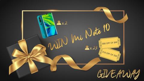GIVEAWAY! PLAY GAME to WIN Mi Note 10! - Gearbest.com