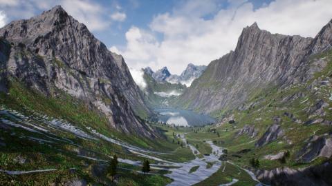 Mountain Landscape (Unreal Engine 4)
