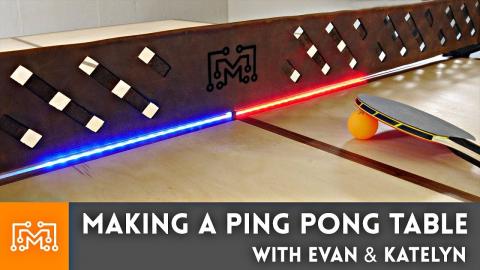 How to Make a Ping Pong Table // Collab with Evan & Katelyn