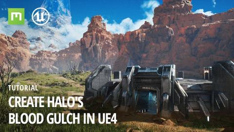 Create Halo's Blood Gulch in UE4