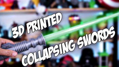 Coolest 3D Printable files for Summer 2019 | Collapsing Swords!