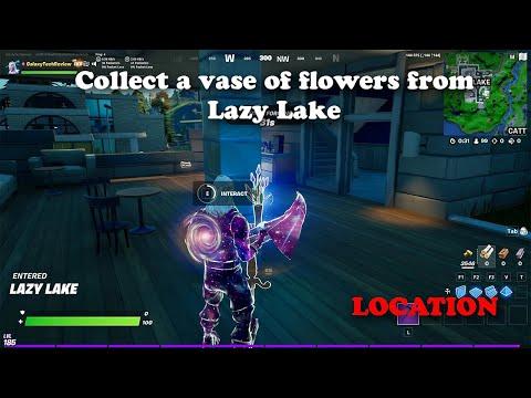 Collect a vase of flowers from Lazy Lake - LOCATION