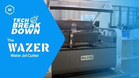 WAZER Desktop Waterjet Cutting Machine - Tech Breakdown // The First Desktop Waterjet Cutter