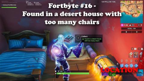 Fortbyte #16 - Found in a desert house with too many chairs LOCATION