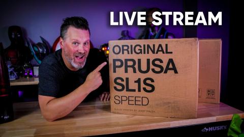 Prusa SL1S Resin 3D Printer UNBOXING / FIRST PRINTS!