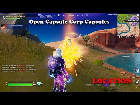 Open Capsule Corp Capsules Locations Fortnite