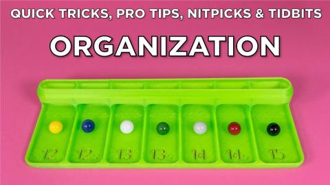 3D Printing Organization Quick Tricks, Pro Tips, Nitpicks, & Tidbits !