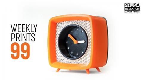 Weekly 3D Prints #99 Modern Desk Clock