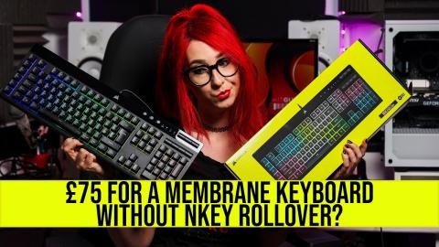 Corsair K55 RGB PRO XT - with membrane keys for £75!