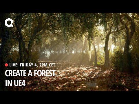 Forest Road in UE4 - Live Breakdown