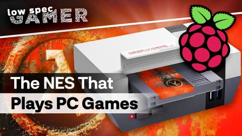 A NES that plays... PC games? | NESpi, Retroflag GPi Case, Box86 on Wine!