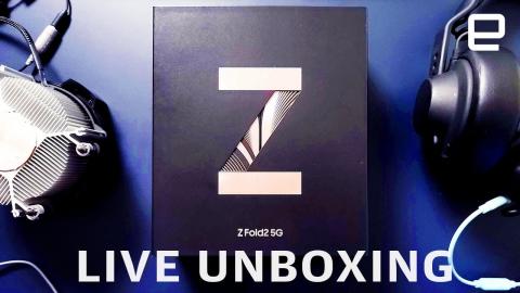 Samsung Galaxy Z Fold2 unboxing LIVE