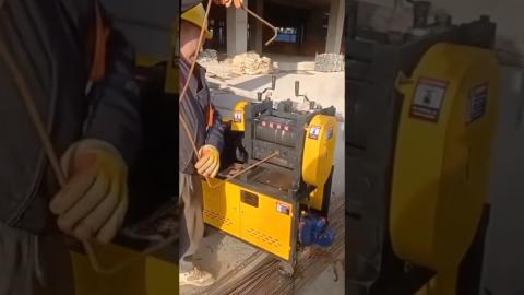 Make Your Old Rebar New With This Machine ???????????????? #satisfying #shorts #shortsvideo