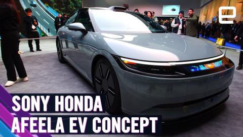 Sony Honda Mobility's Afeela EV concept first look at CES 2024