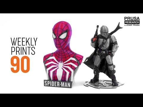 Weekly 3D prints #90 Spider-man & Mandalorian