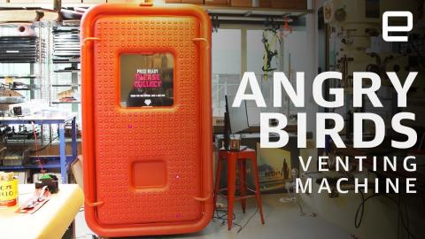 Angry Birds Venting Machine hands-on