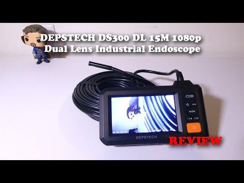 DEPSTECH DS300 DL 15M 1080p Dual Lens Industrial Endoscope REVIEW