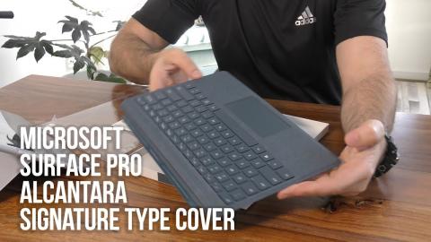 Microsoft Surface Pro Signature Type Cover - Unboxing and Review Cobalt Blue